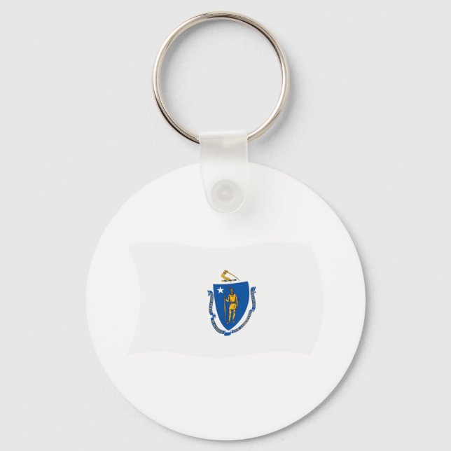 Porte-clés Drapeau du Massachusetts (Recto)