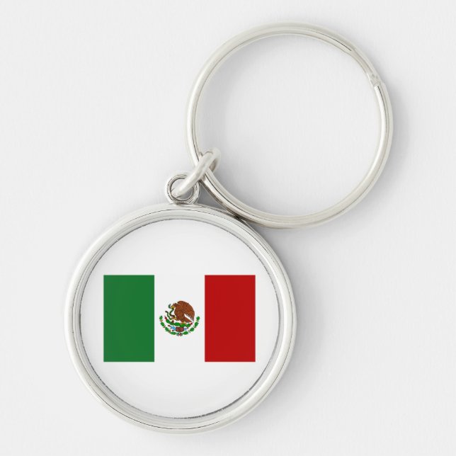 Porte-clés Drapeau du Mexique (Devant)