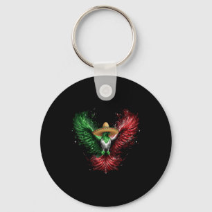 Porte-clés Drapeau du Mexique Fierté mexicaine Racines mexica