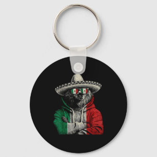 Porte-clés Drapeau du Mexique Fierté mexicaine Racines mexica