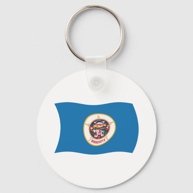 Porte-clés Drapeau du Minnesota (Recto)
