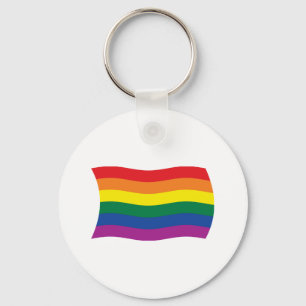 Porte-clés Drapeau du Mouvement de la Fierté Gay