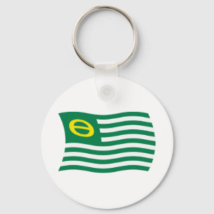 Porte-clés Drapeau du Mouvement Écologique