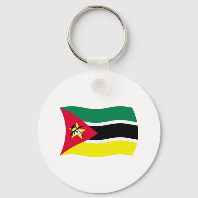 Porte-clés Drapeau du Mozambique (Recto)