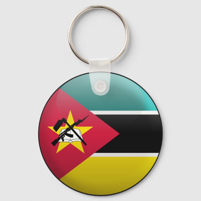 Porte-clés Drapeau du Mozambique (Recto)