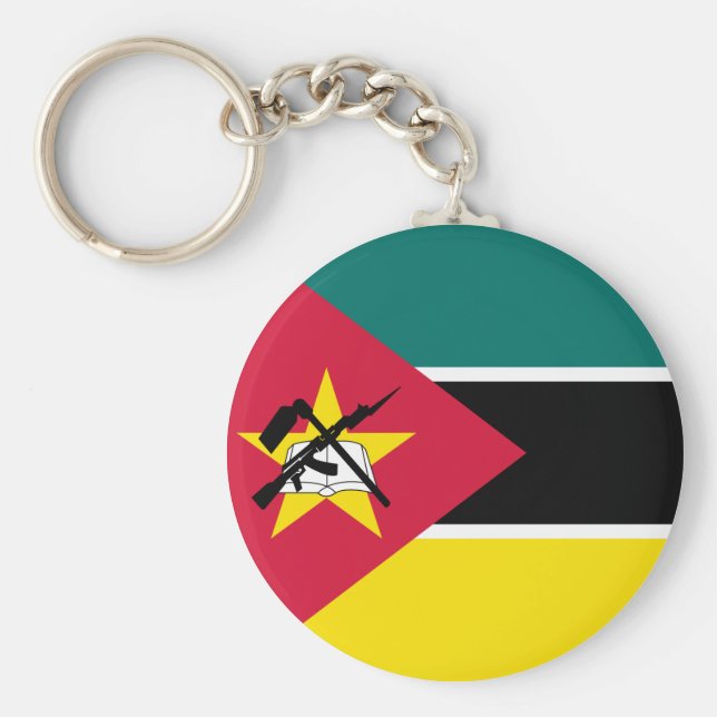 Porte-clés Drapeau du Mozambique (Devant)