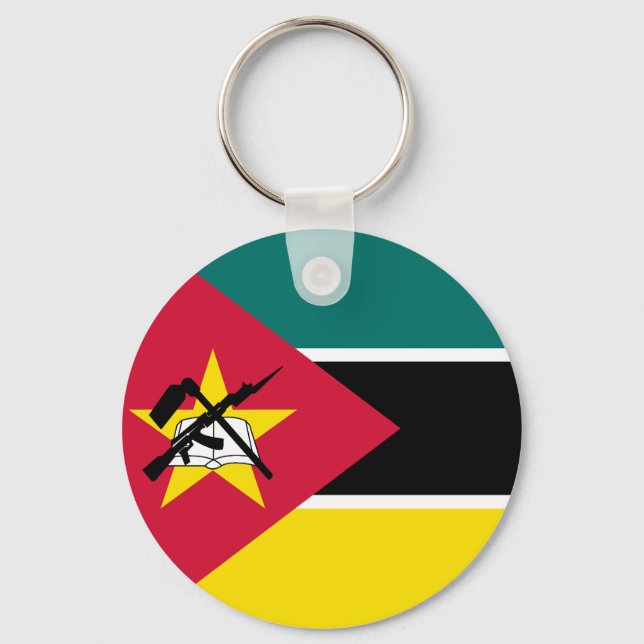 Porte-clés Drapeau du Mozambique (Recto)