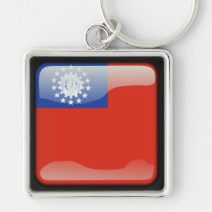 Porte-clés Drapeau du Myanmar