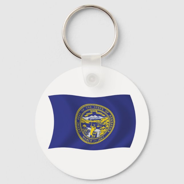 Porte-clés Drapeau du Nebraska (Recto)