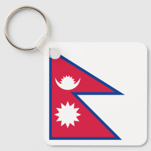 Porte-clés Drapeau du Népal