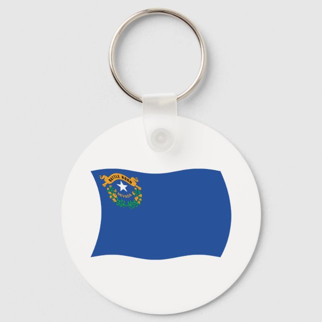 Porte-clés Drapeau du Nevada (Recto)