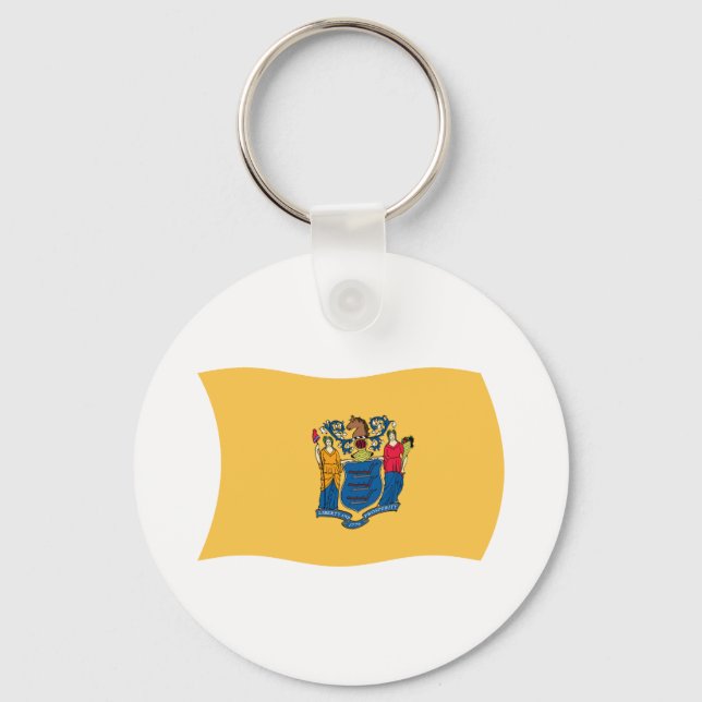 Porte-clés Drapeau du New Jersey (Recto)