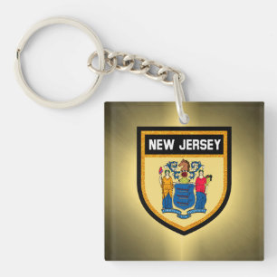 Porte-clés Drapeau du New Jersey