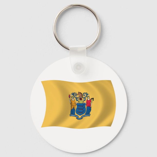 Porte-clés Drapeau du New Jersey (Recto)