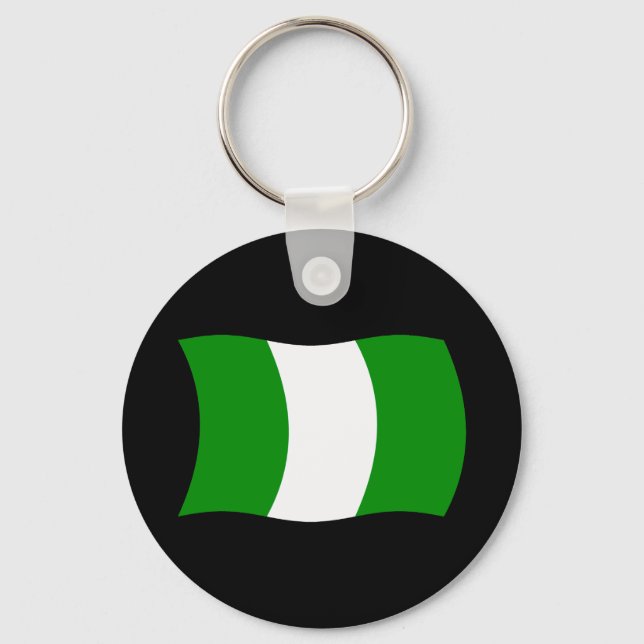 Porte-clés Drapeau du Nigéria (Recto)