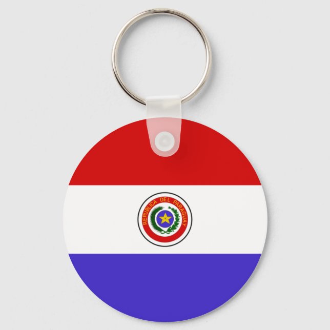 Porte-clés drapeau du Paraguay (Recto)