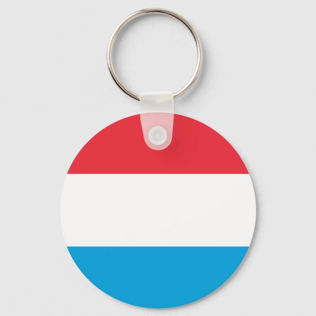 Porte-clés Drapeau du Porte - clé du Luxembourg (Recto)
