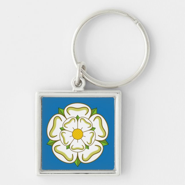 Porte-clés Drapeau du Porte - clé du Yorkshire (Royaume-Uni) (Devant)