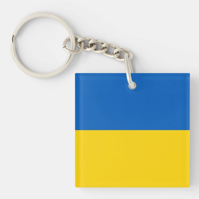 Porte-clés Drapeau du Porte - clé ukrainien (Devant)