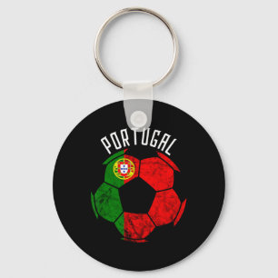 Porte-clés Drapeau du Portugal Fierté portugaise Footballeur