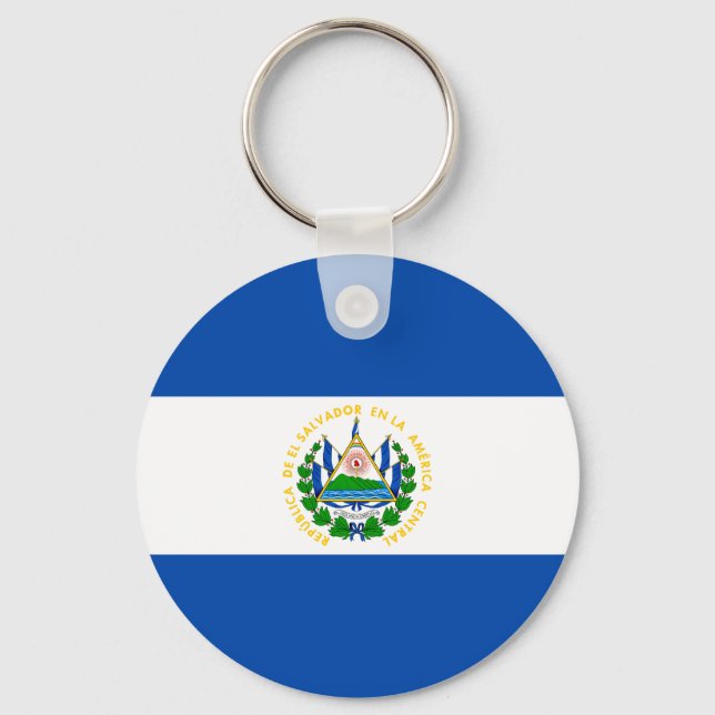 Porte-clés Drapeau du Salvador (Recto)