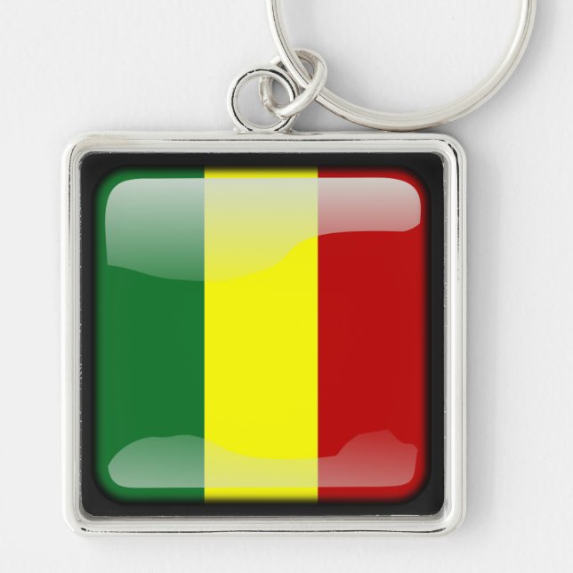 Porte-clés Drapeau du Sénégal (Devant)