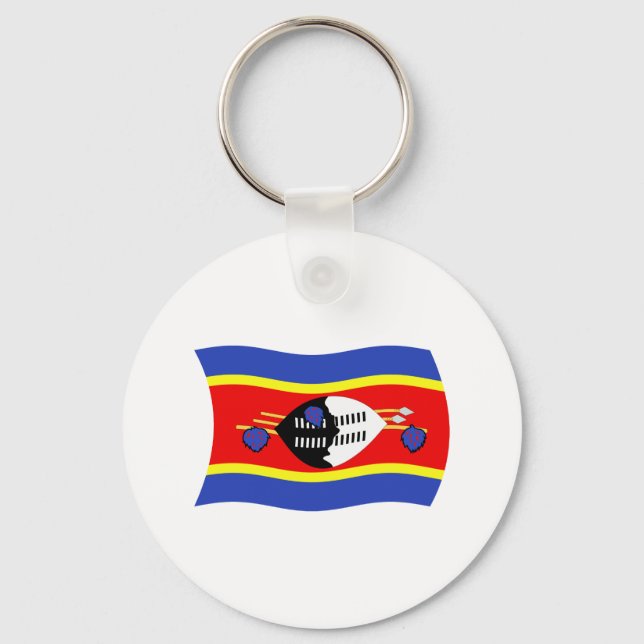 Porte-clés Drapeau du Swaziland (Recto)
