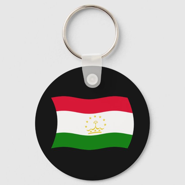 Porte-clés Drapeau du Tadjikistan (Recto)