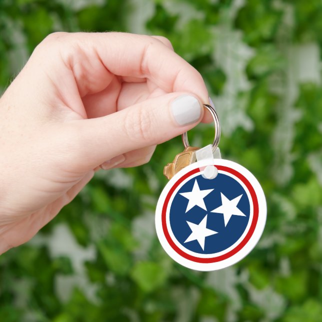 Porte-clés Drapeau du Tennessee (main)