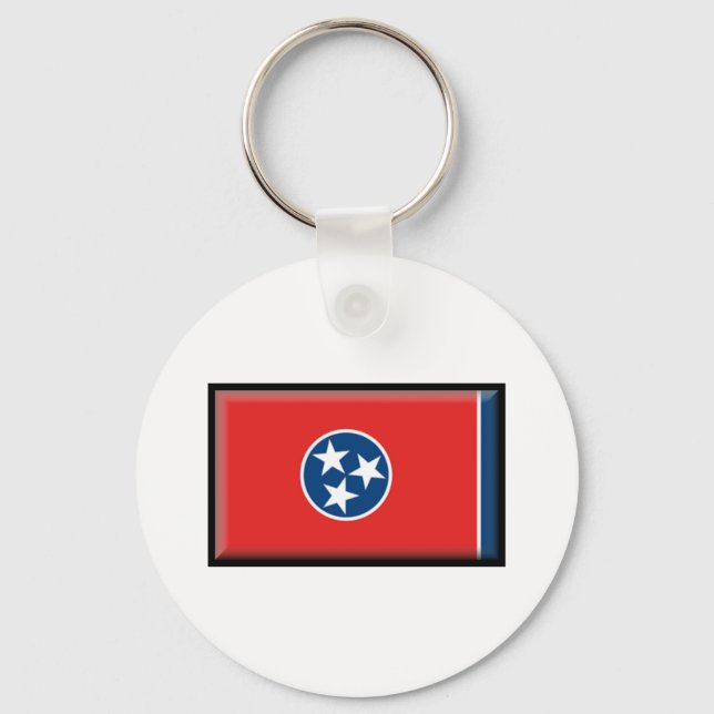 Porte-clés Drapeau du Tennessee (Recto)