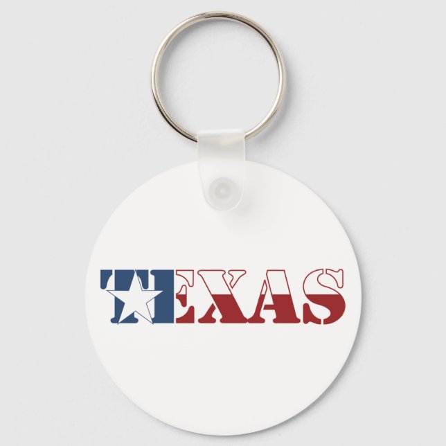 Porte-clés Drapeau du Texas (Recto)