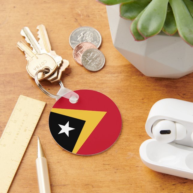 Porte-clés Drapeau du Timor oriental (Bureau)