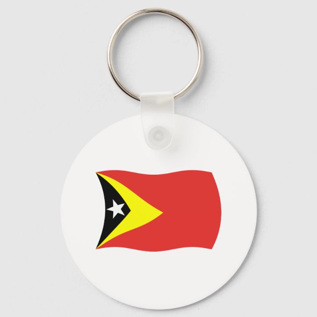 Porte-clés Drapeau du Timor oriental (Recto)