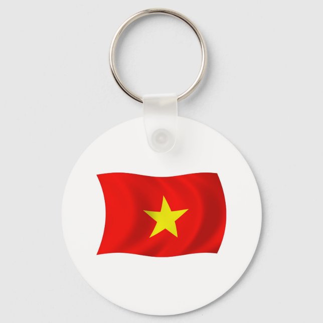 Porte-clés Drapeau du Viêt Nam (Recto)
