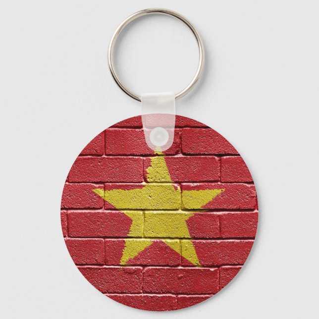 Porte-clés Drapeau du Vietnam (Recto)