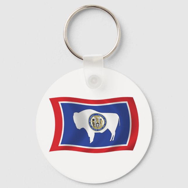 Porte-clés Drapeau du Wyoming (Recto)