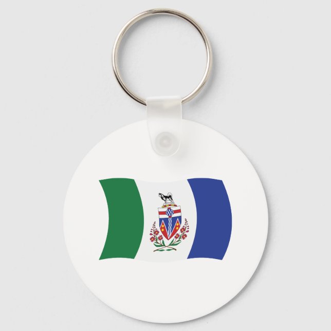Porte-clés Drapeau du Yukon (Recto)