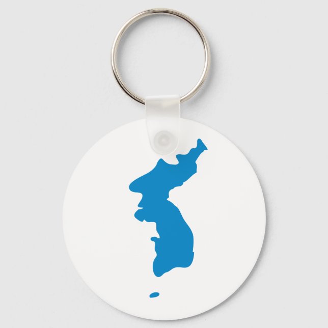 Porte-clés Drapeau d'unification coréenne (Recto)