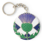 Drapeau écossais et chardon