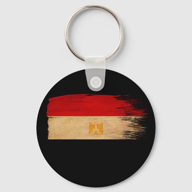 Porte-clés Drapeau égyptien (Recto)