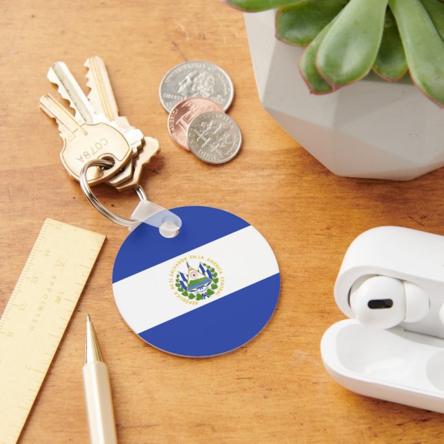 Porte-clés Drapeau El Salvador (Bureau)