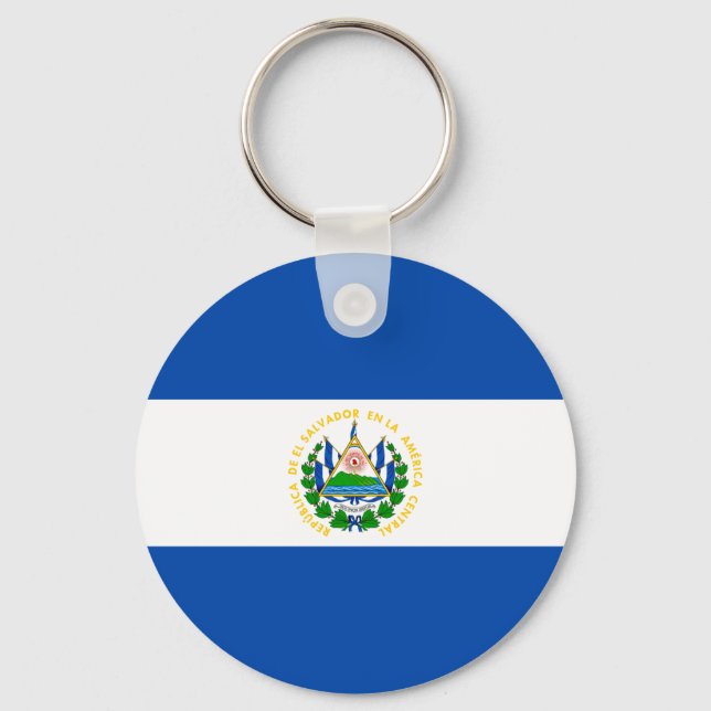 Porte-clés Drapeau El Salvador (Recto)