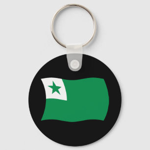 Porte-clés Drapeau Espéranto