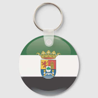 Porte-clés Drapeau et escudo d'Estrémadure
