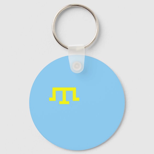 Porte-clés Drapeau ethnique des Tatars de Crimée (Recto)