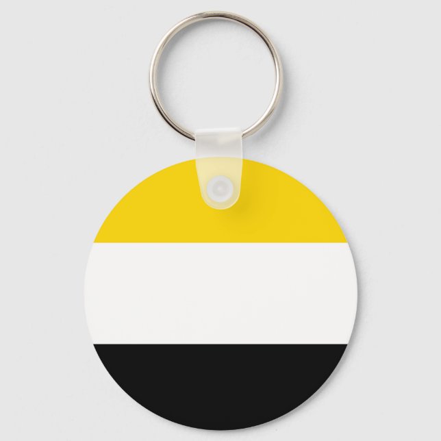 Porte-clés Drapeau ethnique du peuple Garifuna Arawakan (Recto)