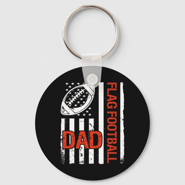 Porte-clés Drapeau Football Papa Drapeau Usa (Recto)