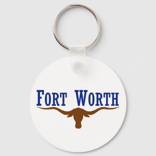 Porte-clés Drapeau Fort Worth (Recto)