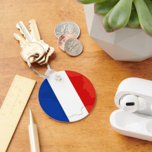Porte-clés drapeau français
