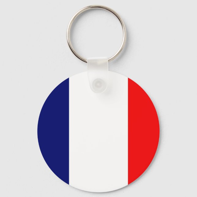 Porte-clés Drapeau français (Recto)